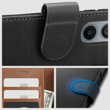 Etui Wallet do Redmi 14C / POCO C75 Tech-Protect Czarny Portfel
