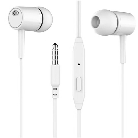 Słuchawki przewodowe Alogy In-Ear Earphones Stereo ze złączem miniJack Białe