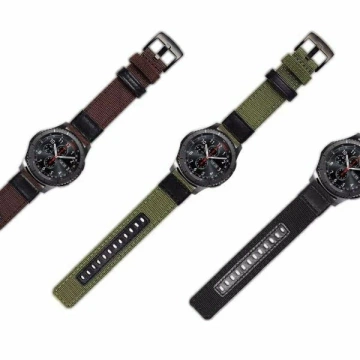 Pasek do Smartwatcha Beline Weekender uniwersalny do 20mm czarny/black