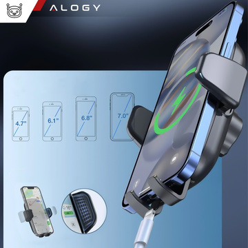 Autotelefonhalter, Fenster, Kühlergrill, Cockpit, Armaturenbrett, Auto, Auto, für 7-Zoll-Telefon Alogy 3in1 Duftanhänger