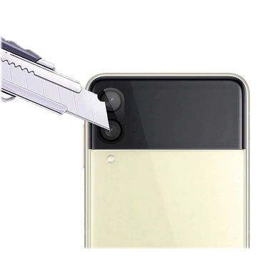 Metalowa osłonka aparatu Alogy Lens Protector PRO+ na obiektyw do Samsung Galaxy Z Flip 3 czarna