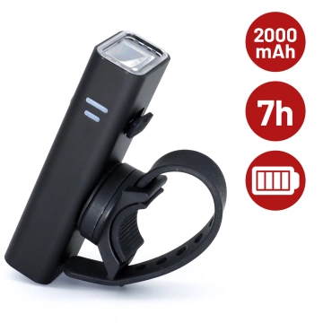 Lampka rowerowa EH 400 przód LED przednia światło roweru regulowane 400 LM 2000mah oświetlenie wodoodporna światełko na rower czarna