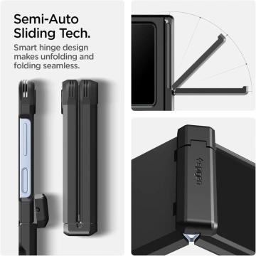 Etui do Galaxy Z Flip 6 / 7 FE Spigen Tough Armor Mag MagSafe Black
