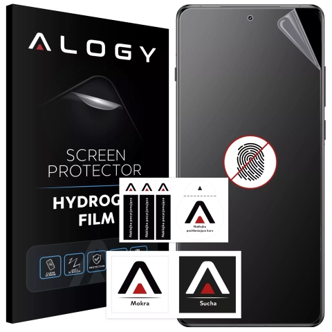 Folia "MATOWA" do OnePlus 12 / 12R Hydrożelowa Alogy HydroSkin Matte Pro™ na ekran do etui "BEZ ODCISKU PALCÓW"
