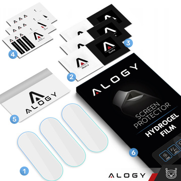 Hydrogel Alogy Hydrogel-Schutzfolie für Smartwatch für Xiaomi Mi Band 6
