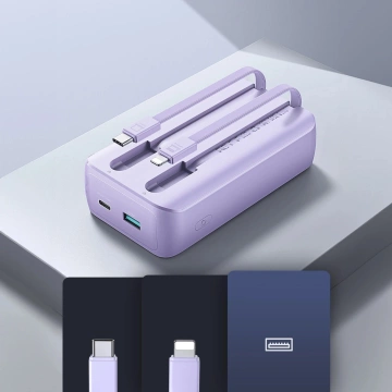 Powerbank Joyroom JR-PBC07 30W 20000mAh z kablami Lightning i USB-C