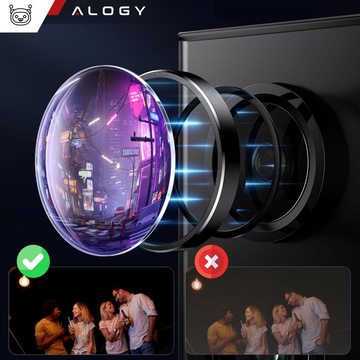 Szkło do Samsung Galaxy S24 Ultra nakładka na aparat obiektyw obiektywy aparatu Alogy Lens Protector PRO+ osłona ochronna