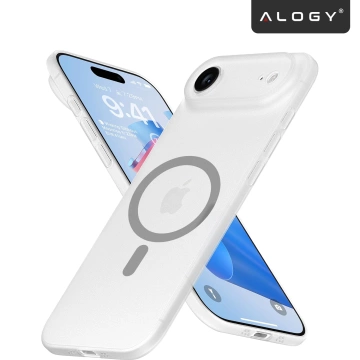 Etui do Apple iPhone 17 Air – matowa obudowa do MagSafe z ochroną obiektywu, smukłe i odporne na zarysowania, idealne dopasowanie – Alogy Skinny MatteCase™ Białe