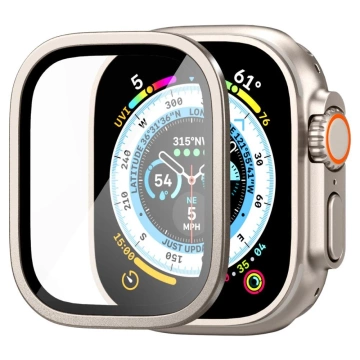 Spigen Glas.TR Slim Pro gehärtetes Glas für Apple Watch Ultra 1/2 (49 mm) Titan