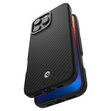 Mag Safe Case für iPhone 16 Pro Max Schwarz/Natur