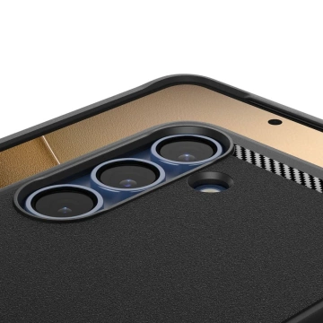 Etui für Samsung Galaxy S25 Mattschwarz Spigen Rugged Armor Mag MagSafe