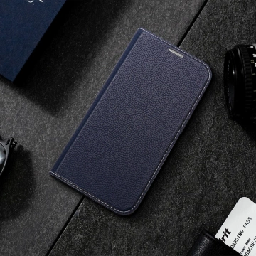 Etui ochronne Dux Ducis Skin X2 do Samsung Galaxy S23+ pokrowiec z klapką portfel podstawka niebieskie
