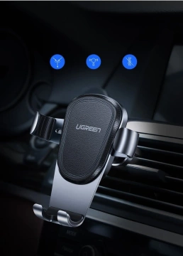 UGREEN Gravitations-Autohalterung für Lüftungsgitter grau (50564)