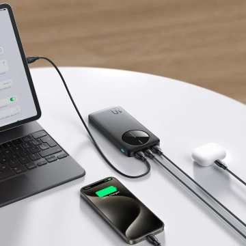 Powerbank Joyroom 10000mAh 12W 3 porty USB szybkie ładowanie czarny