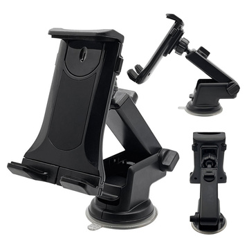 Uchwyt samochodowy na telefon i tablet – 2w1, mocny i stabilny, regulowany 4.7–11”, montaż na szybę i kokpit, pełna regulacja – Alogy DriveMount™ Premium Czarny