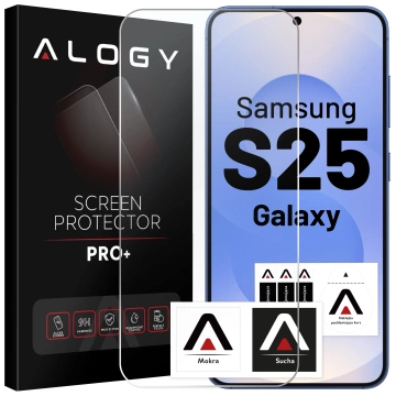 Etui do Samsung Galaxy S25 Case do MagSafe Wzmocniona Pancerna ochrona obiektywów z podstawką obudowa ochronna na telefon Alogy HeavyDuty Mag™️ + Szkło hartowane 