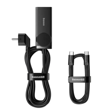Wandladegerät / Steckdosenleiste Baseus GaN3 Pro 2x USB 2xUSB-C AC, 100W (schwarz)