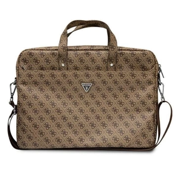 Guess Bag GUCB15P4TW 16 "braun / braun Saffiano 4G Triangle Logo