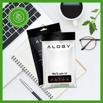 Schützende Flip-Leder-Brieftasche Alogy Wallet Case Handyhülle für Samsung Galaxy A34 5G Schwarz