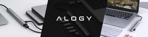 Hub 7w1 USB-C z USB 3.0 do 7x USB-A (1x3.0 + 6x2.0) – Alogy MultiHub™ Do Notebooka Laptopa