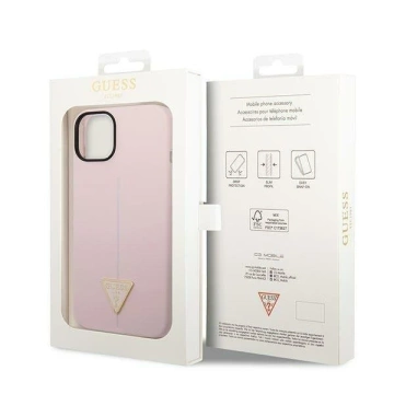 Etui Guess GUHCP14MSLTGU für Apple iPhone 14 Plus 6,7" fioletowy/lila Hardcase Silikondreieck