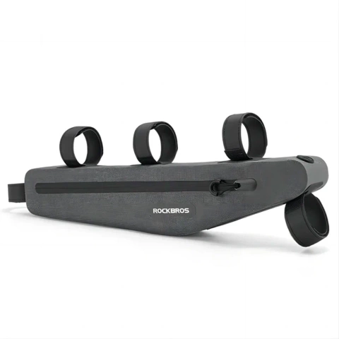 Torba Rowerowa Rockbros AS-052 Na Ramę 1,5L Szara Wodoodporna