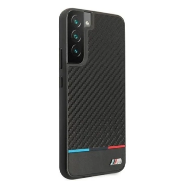 Etui hardcase BMW BMHCS22MPUCARTCBK do Galaxy S22+ S906 M Collection Triangles  black/czarny