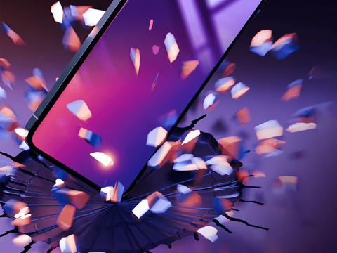 Privacy-Hartglas für Apple iPhone 16 – 3mk Rainbow Privacy