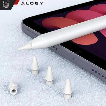 Końcówka wymienna 4szt. Twardość 2x 2B, 2x 2H do Rysika do Apple Pencil 1/2 generacji do iPad Air Pro Mini 