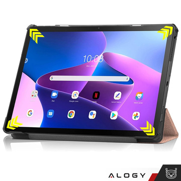 ETUI na tablet Lenovo Tab M10 FHD Plus 10.6 3 GEN 3RD 3gen 2023 TB-125FU / TB-128FU case book cover Różowe złoto