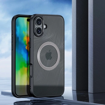 iPhone 16 Plus Dux Ducis Aimo Mag Case mit MagSafe - Schwarz