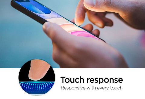 Szkło Spigen Align Master Glas.tR FC do Apple iPhone Xr / 11 black