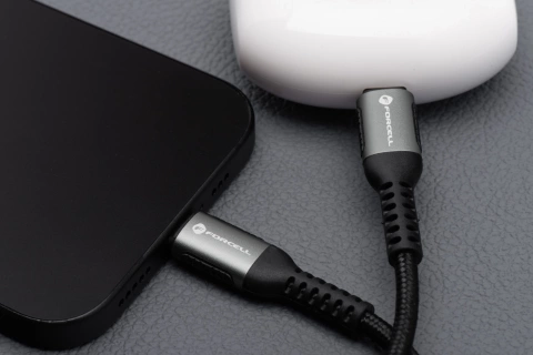 USB-C-auf-USB-C-Kabel Forcell 240 W 5 A QC 4.0 PD Nylon 3 m Laptop Turbo