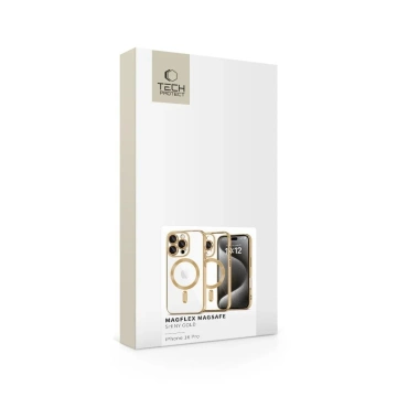 Etui do iPhone 16 Pro MagFlex MagSafe na telefon Shiny Gold