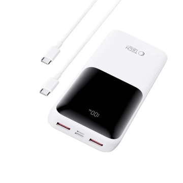 Powerbank Tech-Protect PB02 20000mAh 22.5W Biały USB-A USB-C