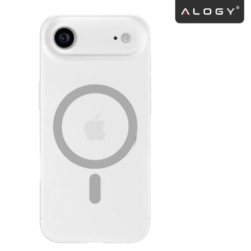Etui do Apple iPhone 17 Air – matowa obudowa do MagSafe z ochroną obiektywu, smukłe i odporne na zarysowania, idealne dopasowanie – Alogy Skinny MatteCase™ Białe
