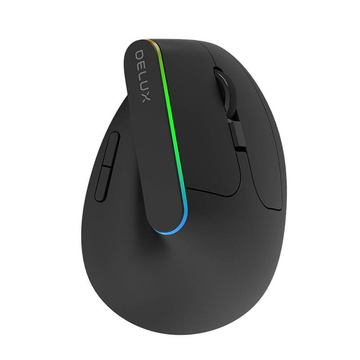 Bezprzewodowa mysz pionowa Delux M618DB BT/2.4G 4000DPI RGB 