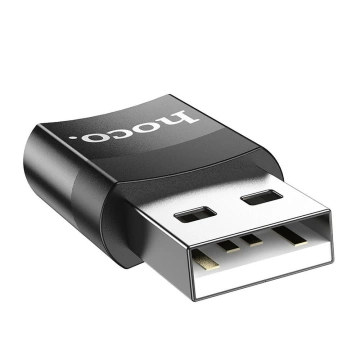 HOCO OTG-Adapter USB A (Stecker) auf Typ C (Buchse) UA17 Schwarz