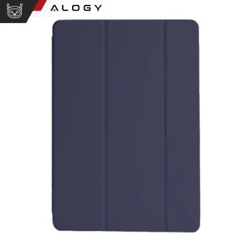 Etui do Apple iPad 10gen. 10.9" 2022 / A16 11gen. 11" 2025 obudowa na tablet Alogy Smart Case Pencil Holder Granatowe
