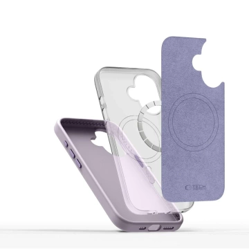 Etui für iPhone 16 Tech-Protect Silikon Pure MagSafe Mauve