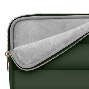 Etui Tech-Protect Puffy 15-16" Army Green + Mini Pokrowiec