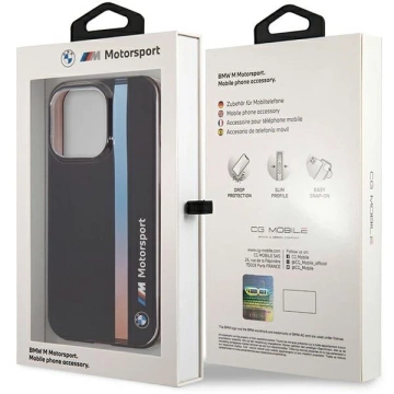 Etui BMW BMHCP14L22HVGV für iPhone 14 Pro 6.1" IML Tricolor Stripe