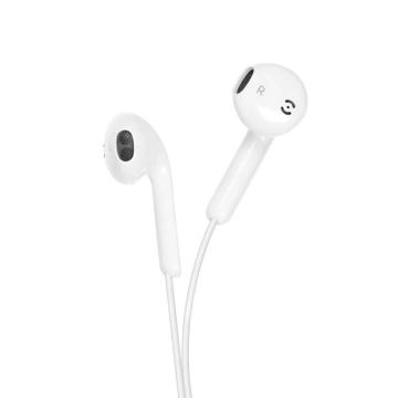 Słuchawki bezprzewodowe douszne Forcell F-Audio HR-ME25 Lightning do Apple białe