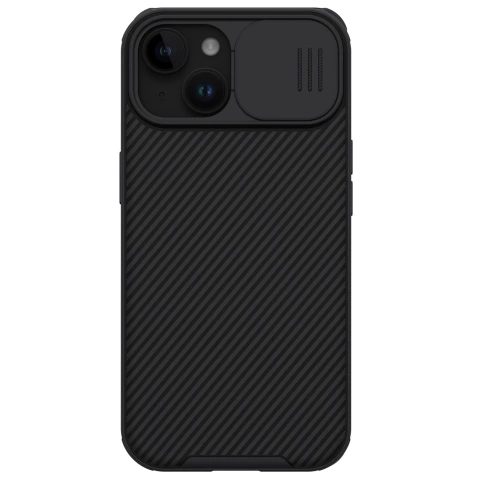 Pancerne etui Nillkin CamShield Pro Magnetic Case do iPhone 15 Plus z osłoną na aparat - czarne