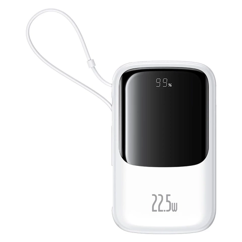 Powerbank Baseus Qpow Pro+ 10000mAh USB-C 22.5W Biały