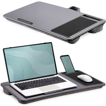 Laptop-Tischständer, Telefonhalter, Mauspad für Bett, tragbarer Alogy-Schreibtisch mit Kissen