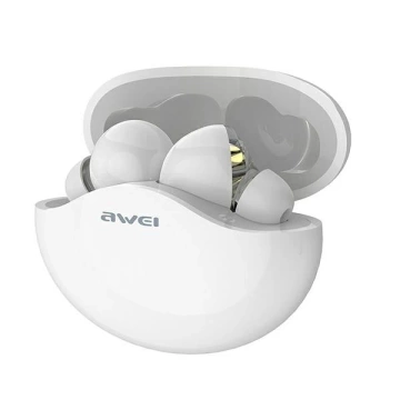 T12 AWEI TWS Bluetooth kabelloser Sportkopfhörer Weiß