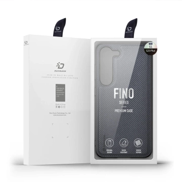 Etui ochronne Dux Ducis Fino do Samsung Galaxy S23+ pokrowiec z silikonową ramką szare