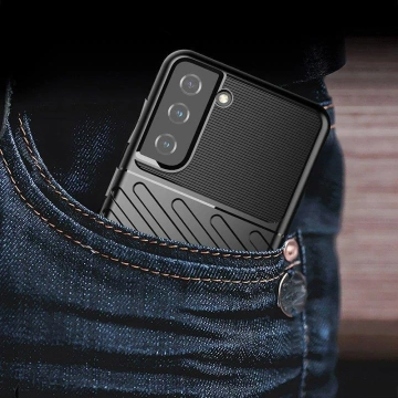 Etui na telefon Thunder Case do Samsung Galaxy S23 silikonowy pancerny pokrowiec niebieskie