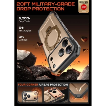Etui Supcase UB Grip Mag MagSafe do iPhone 17 Pro Max, Desert Gold